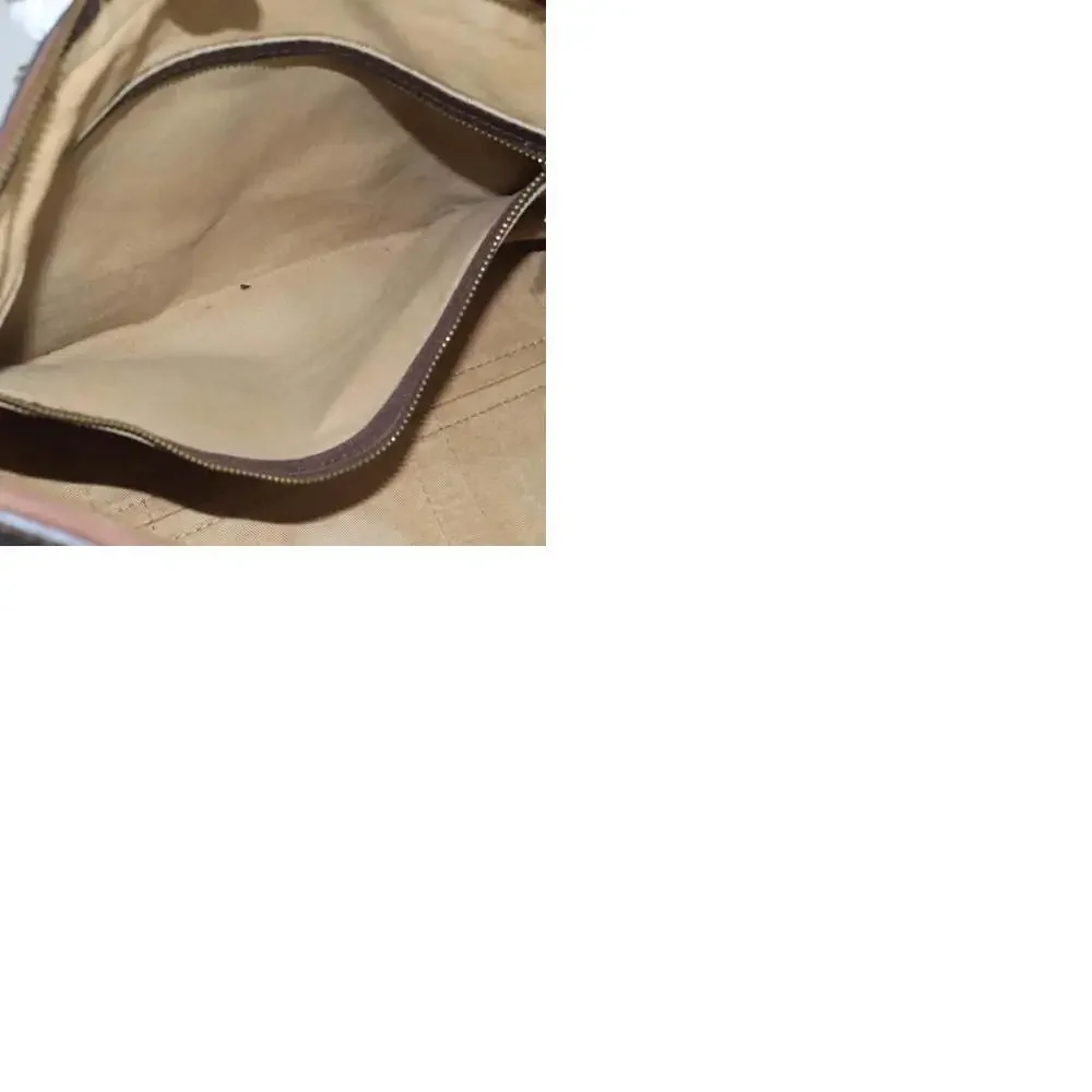 DIOR Trotter Canvas Boston Bag Brown